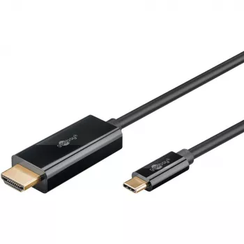 Goobay USB-C į HDMI laidas 4K 60 Hz 1 m juodas