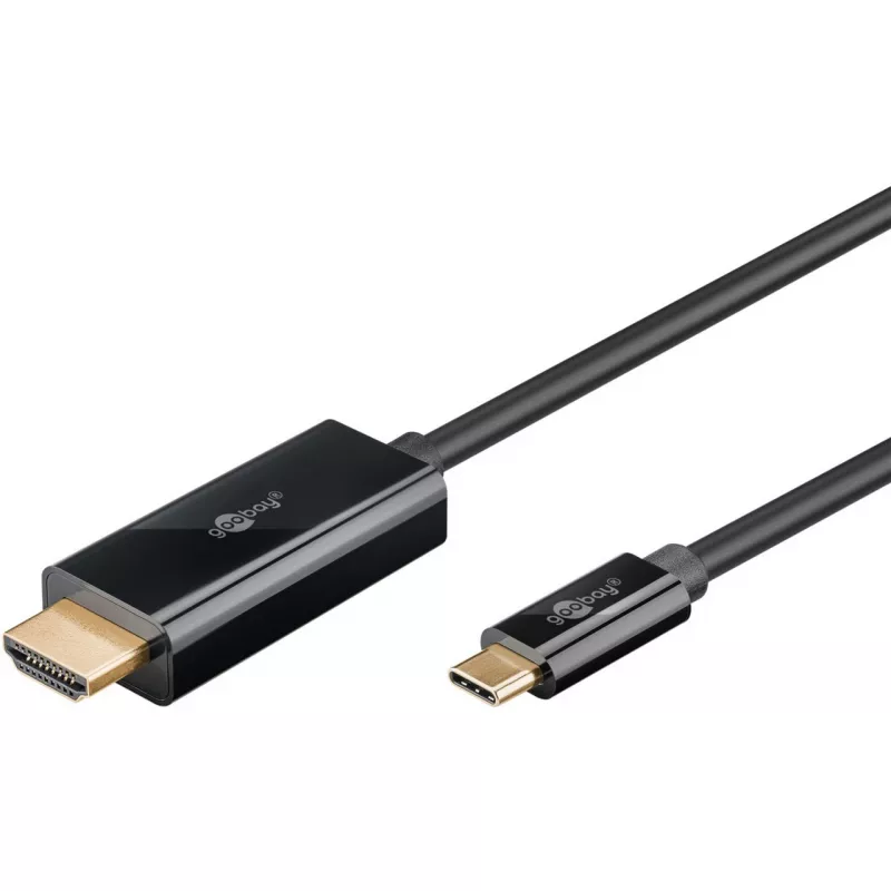 Goobay USB-C į HDMI laidas 4K 60 Hz 1 m juodas