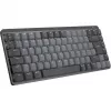 Logitech MX Mechanical Mini 920-010782 apšviečiama mechaninė klaviatūra be laidų, spragsintys jungikliai, RF + Bluetooth LE, US International QWERTY, grafitinė