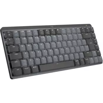 LOGITECH MX Mechanical Mini belaidė miniatiūrinė apšviesta klaviatūra – GRAPHITE – (US) INTL – 2.4GHZ/BT – N/A – EMEA – CLICKY