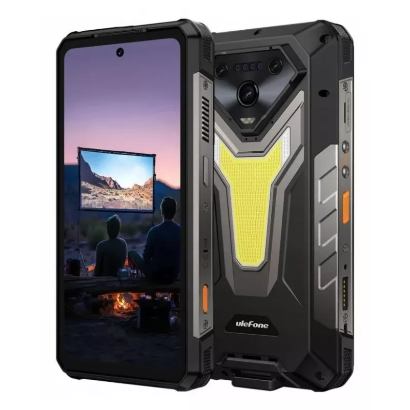 Išmanusis telefonas UleFone Armor 34 Pro 5G Plus – 6,95 colio 1080x2460, MediaTek Dimensity 7300, 16 GB RAM, 512 GB, 50 MP triguba kamera, 25500 mAh, Dual SIM, Android 15, IP68/69K
