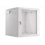 Lanberg montuojamas ant sienos 19 inch 12U 600x600 mm pilkas stovo spintas (stiklinės durys)
