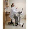 Ergotron StyleView SV10 vežimėlis nešiojamam kompiuteriui, medicininis, metalas, baltas, aliuminis, ekrano dydis iki 43,2 cm (17 inch) (SV10-1100-0)