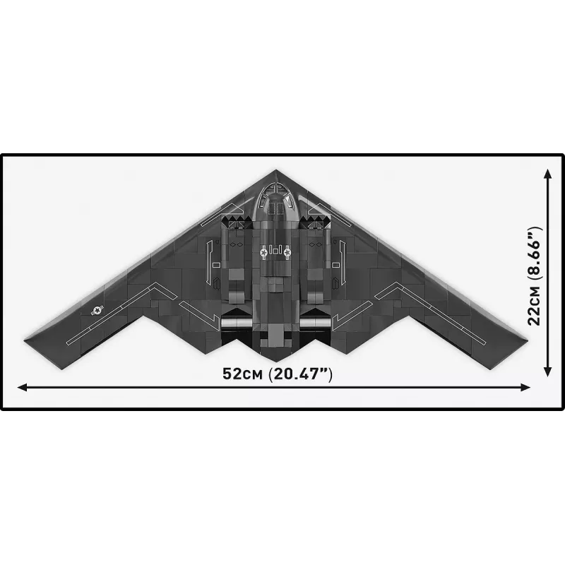 Konstruktorius Cobi Northrop Grumman B-2 SPIRIT modelio rinkinys