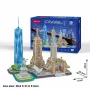 3D dėlionė CubicFun New York City City Line, 123 detalės, 370×420 mm, nuo 8 m.