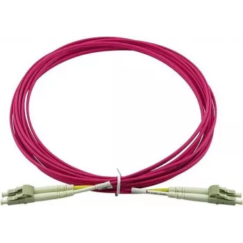 BlueOptics LC-UPC į LC-UPC daugiamodis OM4 dvigubas šuolis, 1 m, 50/125 µm, smėlio spalvos