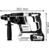 BOSCH SDS+ plaktukas GBH 18V-26 Solo 2,6J