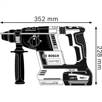 BOSCH SDS+ plaktukas GBH 18V-26 Solo 2,6J