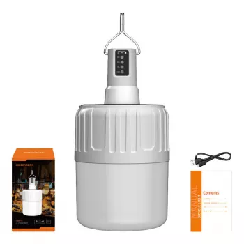 Kempingo lempa Superfire T26-S – 500 lm, saulės baterija, 18 W galia