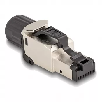 DeLOCK 86017 laido jungtis RJ45/LSA juoda sidabrinė vyriška