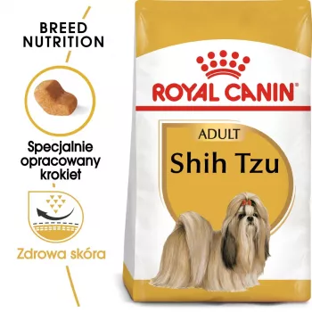Sausas šunų ėdalas Royal Canin Shih Tzu Adult 1,5 kg – paukštiena, 24% baltymų, 20% riebalų, suaugusiems mažiems šunims