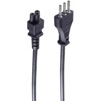 Maitinimo laidas C5 juodas 1,8 m ShiverPeaks BSIT60001