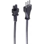 Maitinimo laidas C5 juodas 1,8 m ShiverPeaks BSIT60001