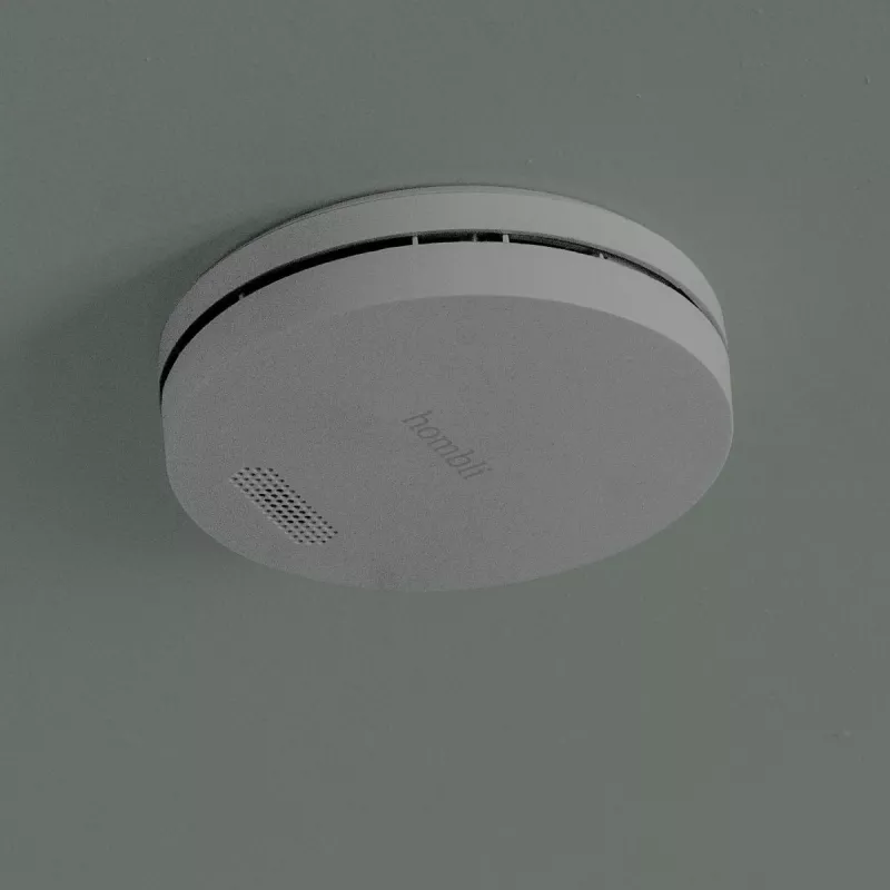 Dūmų detektorius „Hombli HBSA-0108“ belaidis fotoelektrinis, 3V ličio baterija