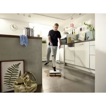 Kärcher FC 7 CORDLESS belaidis elektrinis šluotvynėlis, akumuliatorinis, be maišelio, juoda/balta/geltona, 2.85 Ah