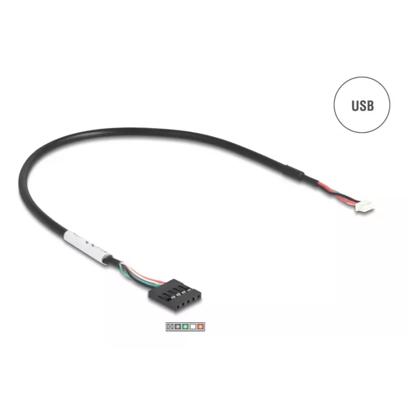 DeLOCK 90892 USB 2.0 į RS-232 keitiklis / kartotuvas / izoliatorius, nerūdijantis plienas, žalias