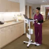 Ergotron StyleView SV10 vežimėlis nešiojamam kompiuteriui, medicininis, metalas, baltas, aliuminis, ekrano dydis iki 43,2 cm (17 inch) (SV10-1100-0)