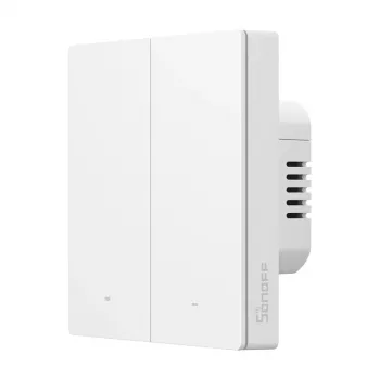 Sonoff ZBM5-2C-86W (2 kanalų) Zigbee išmanusis liečiamasis sieninis jungiklis