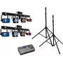 LED Lazerinė Juostų Sistema EUROLITE 2x KLS PRO su Easy Show ir 2x M-4 Stovais