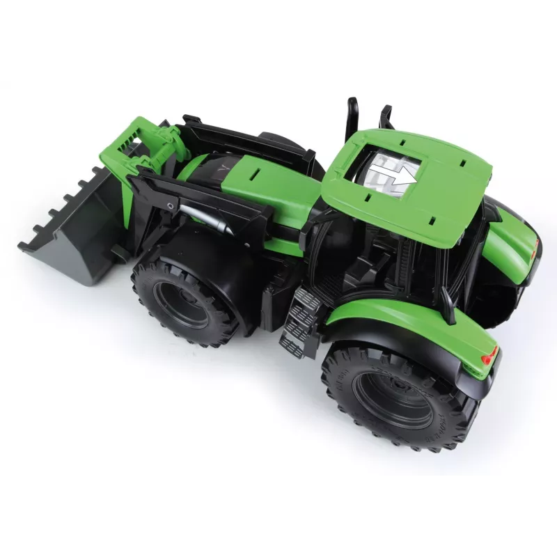 Traktorius Lena WORXX 04613EC – vaikiškas mechaninis traktorius ant ratų