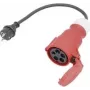 Maitinimo adapterio laidas AS Schwabe 61371, 16 A, 0,3 m, juodas