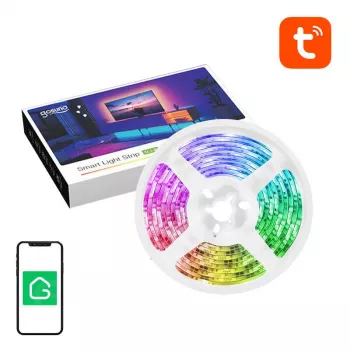 LED juosta Gosund SL1 WiFi RGB 2,8 m – išmanus apšvietimas su Tuya