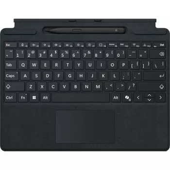 Microsoft Surface Pro klaviatūra su Slim Pieštuku QWERTZ vokiška juoda