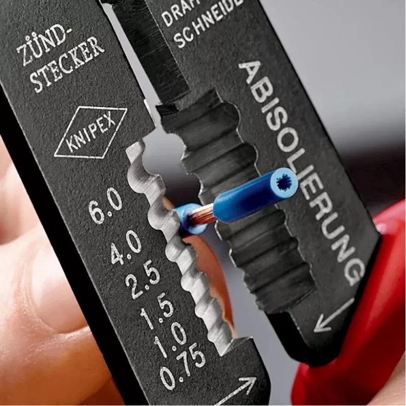Knipex 97 21 215 B Presavimo įrankis Juoda, Mėlyna, Raudona