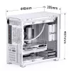 PC korpusas Jonsbo D41 MESH Midi bokštas Baltas