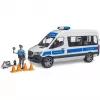 BRUDER Mercedes-Benz Policijos Sprinter komplektas su figūrėle ir šviesos/garso moduliu
