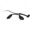 INTER-TECH RS-071 120mm ARGB korpuso ventiliatorius – juodas