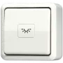 JUNG 631A Elektrinis jungiklis mygtukinis baltas (631A)