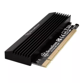 M.2 NVMe / SATA SSD adapteris į PCIe x4 su aušintuvu SILVERSTONE SST-ECM23
