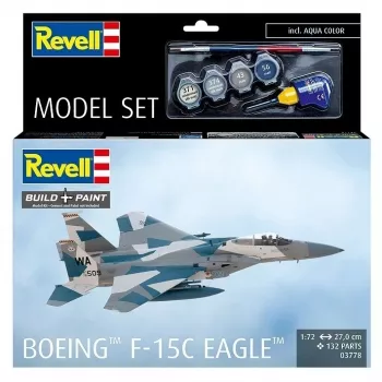 Plastikinis modelio rinkinys REVELL Boeing F-15C Eagle 1:72 – surinkimo modelis