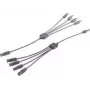 shiverpeaks ®-PV4 T-adapterių rinkinys, 4/1, 6mm², juoda/juoda, 30cm (BS02-21054)