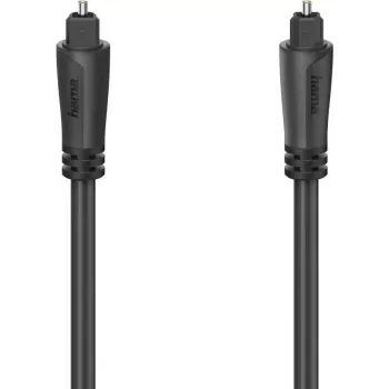 Audio kabelis Hama 00205133 TOSLINK 0,75 m, juodas, vyriški kištukai
