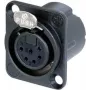 Neutrik NC6FD-LX-B-CON jungiamasis aksesuaras juodas