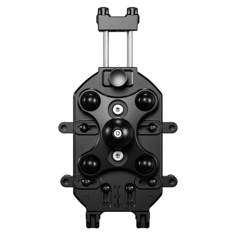 Pasyvus laikiklis UleFone Armor Mount Pro mobiliesiems telefonams — laikiklis ant dviračio ir paspirtuko, juodas