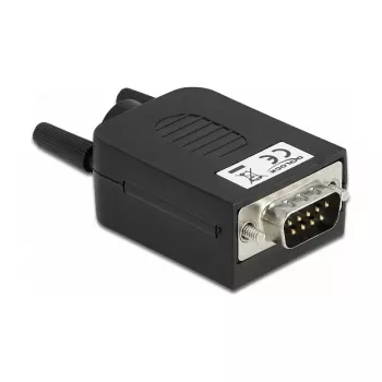 Jungtis DeLOCK 66232 Sub-D 9/10 gnybtų blokas juoda