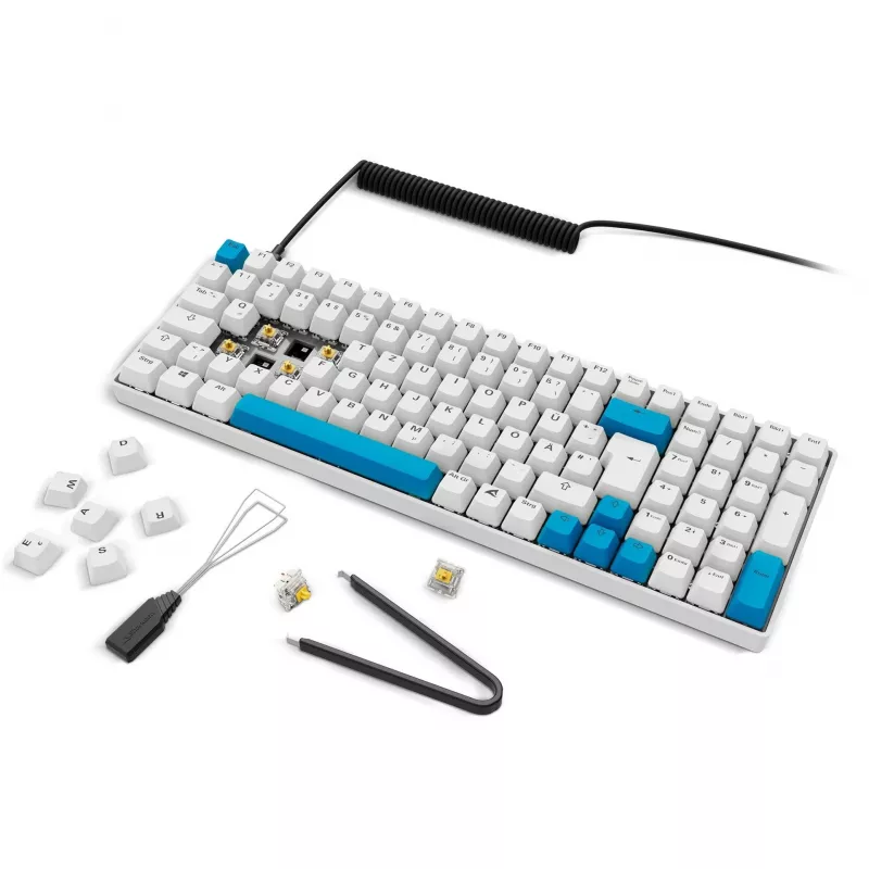 Mechaninė žaidimų klaviatūra Sharkoon SGK50 S2 Mechanical QWERTZ Wireless