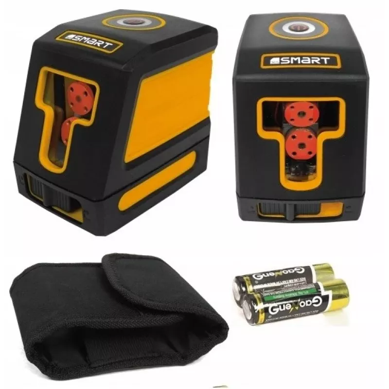 Raudonas kryžminis lazerinis nivelirius 15m SMART365 SM-06-02015R