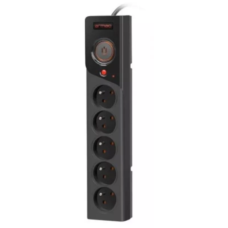 Maitinimo juosta Armac Z5 Black 5 AC lizdai 250 V 5 m