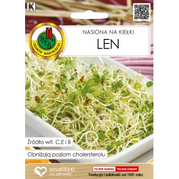 Sėklos daiginimui Apte Sėmenys (Len) 10 g – valgomieji linų sėmenys daiginimui su riešutiniu skoniu