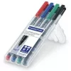 Permanentinis markeris plonu antgaliu Staedtler Lumocolor 318 WP4, 4 vnt.