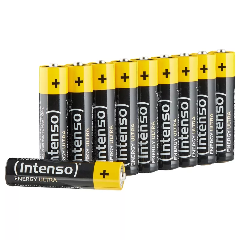 Intenso Energy Ultra AAA LR03 baterijų rinkinys 10 vnt. susitraukiančioje plėvelėje