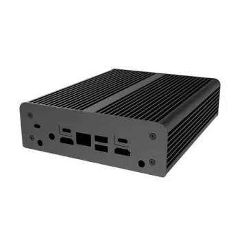 Korpusas kompiuteriui Akasa Newton AC UCFF, skirtas Intel NUC 13 Pro i3, be ventiliatoriaus – juodas