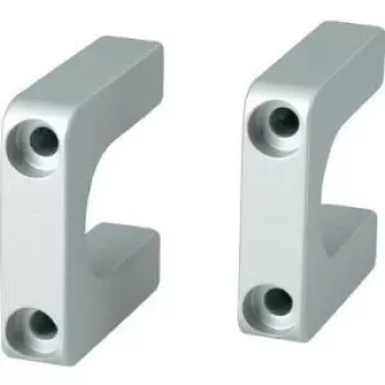 Rankena SCHROFF Multipac 20860-256, pilka plastikinė rankena 40×40×10 mm, tvirtinimo aksesuaras