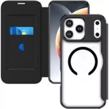 4Smarts Urban Pro Flipcase iPhone 17 Pro Max Qi2 paruoštas juodas (541777)