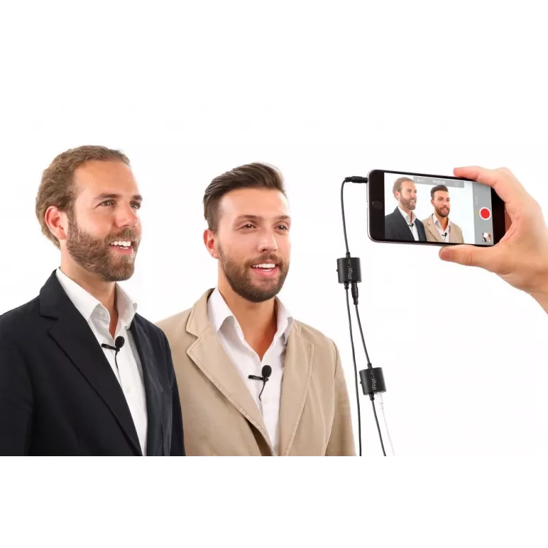 IK Multimedia iRig Mic Lav 2 rinkinys – mikrofonų komplektas