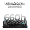 Mechaninė 75% klaviatūra Keychron Q1 Ultra 8K — USB + RF belaidis + Bluetooth, RGB, juoda